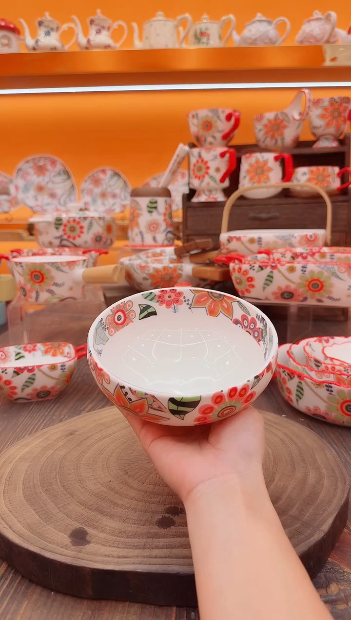 罐景德镇陶瓷餐具碗碟盘子