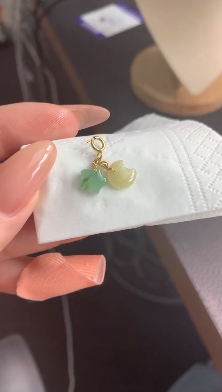 【闪购商品】翡翠颈饰银S925镶嵌48小时鉴赏期