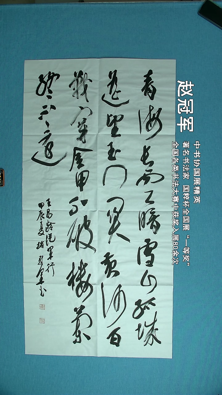 【闪购商品】书法089 上海赵冠军中书协138*69