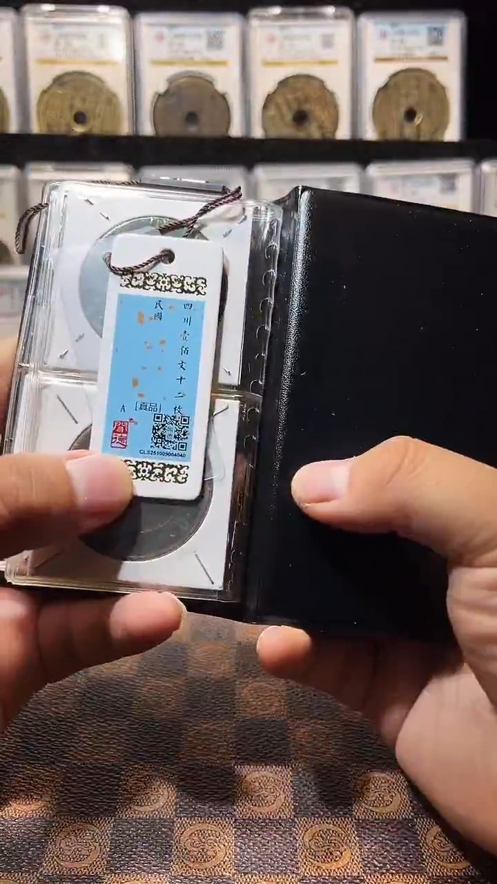 铜A701闻德民国四川壹佰文12枚册(斐风)