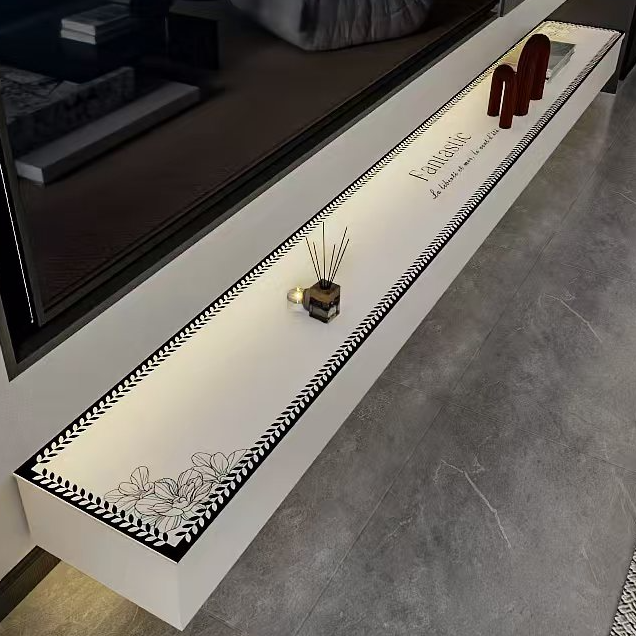 轻奢感简约风电视机柜桌垫鞋柜防水防油防烫餐边柜长条垫台面垫子