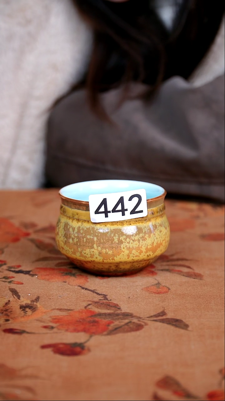 全品钧瓷茶器摆件