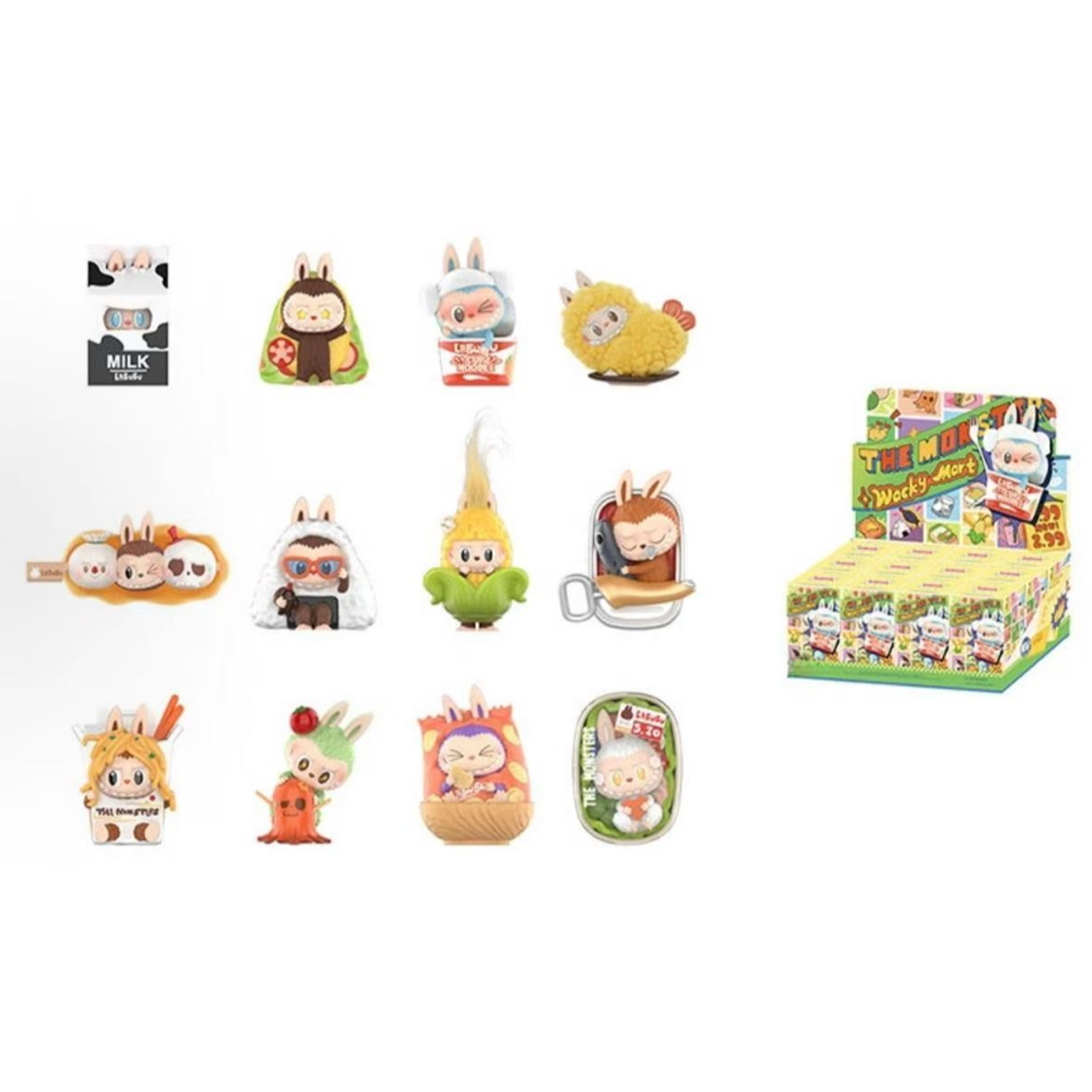 【拆盒】怪味便利店系列手办盲盒DIY包挂手机链挂链潮流礼物miu系