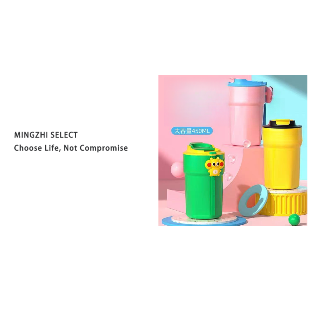 3763      便携316不锈钢吸管咖啡杯