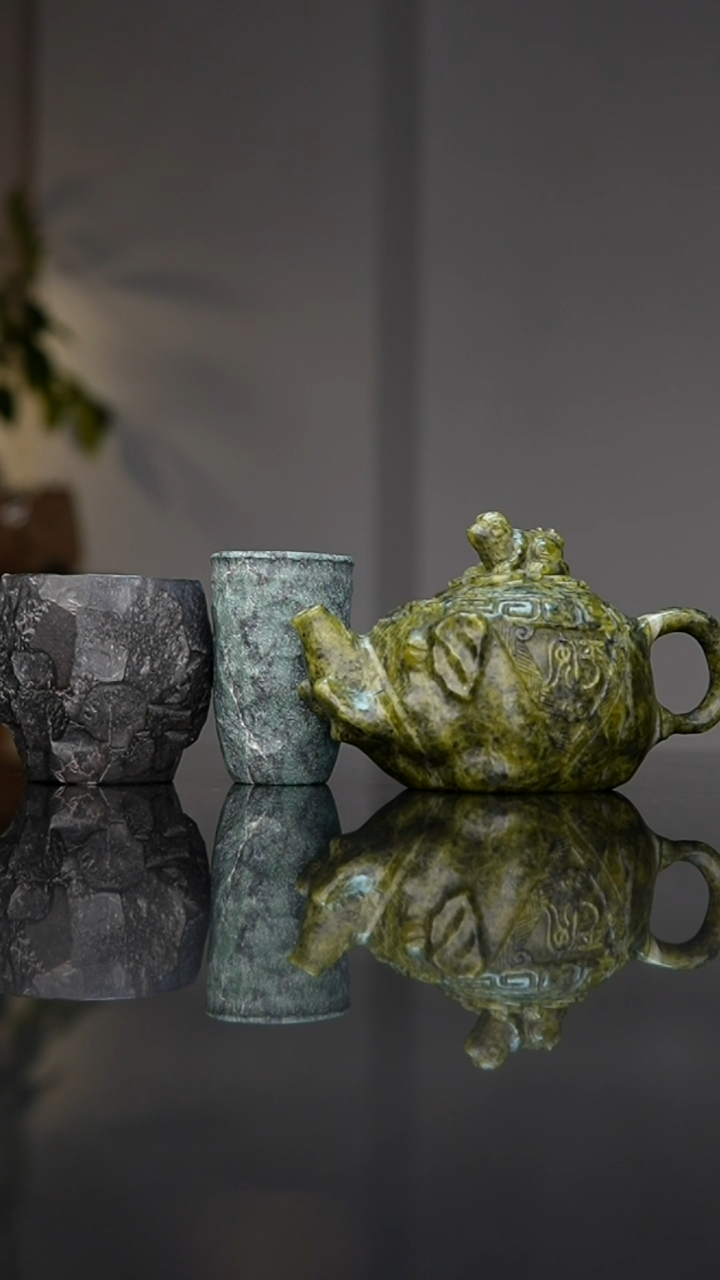 【闪购商品】紫砂茶杯平安富贵藏玉壶