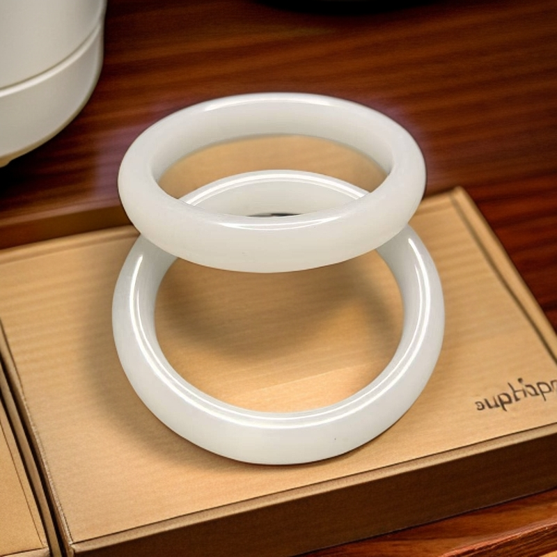 白手镯一对（晓晓臻选）