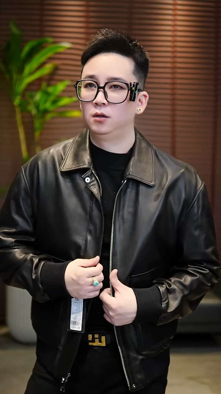 52码（145-160斤）羊皮真皮夹克