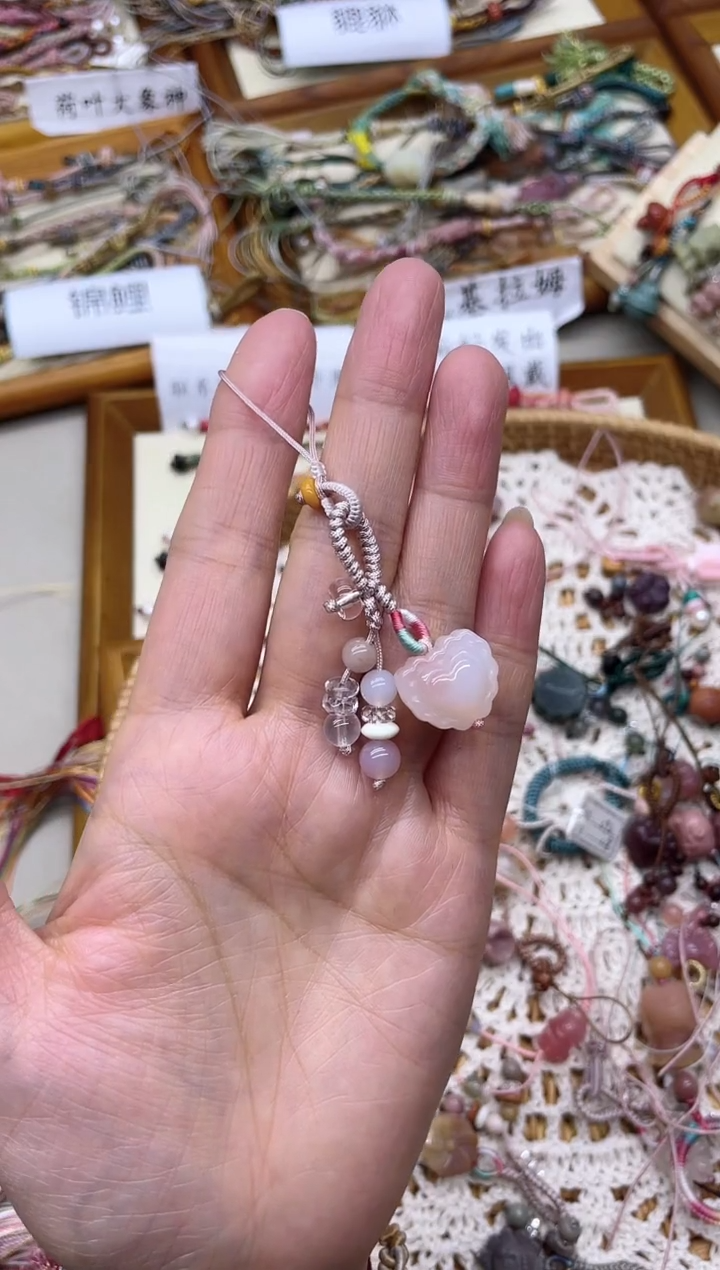 【闪购商品】玛瑙/玉髓手机挂未镶嵌定制款