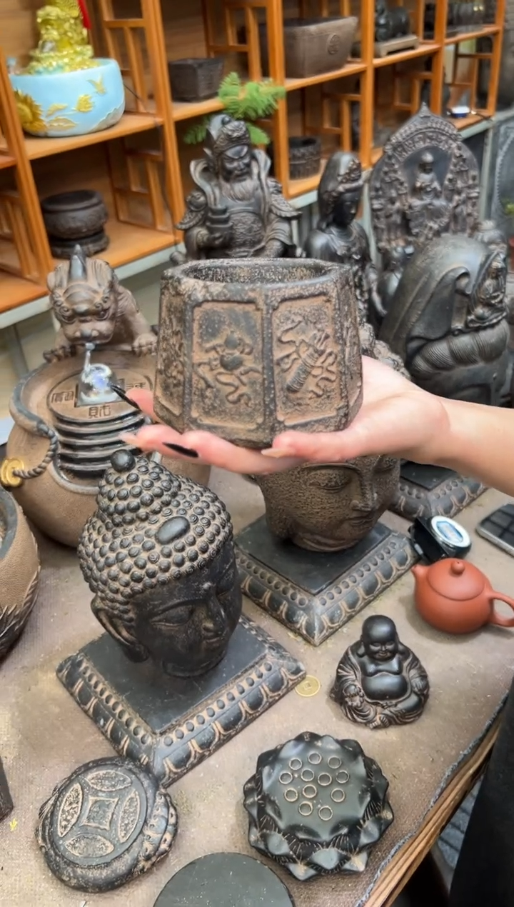 陶土【火山泥】八宝井