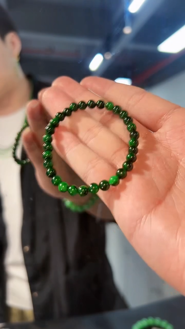 【闪购商品】翡翠手串未镶嵌缅料A货/支持复检/一件