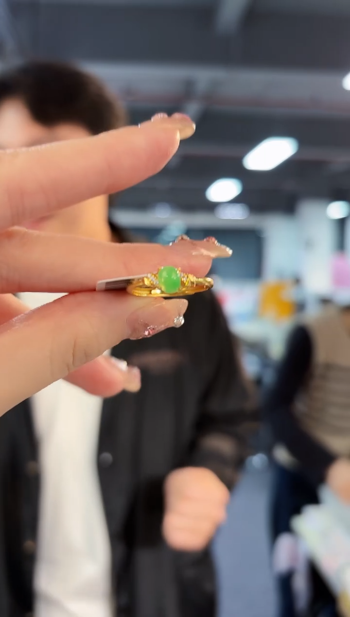 【闪购商品】翡翠戒指未镶嵌缅料A货/支持复检/一件