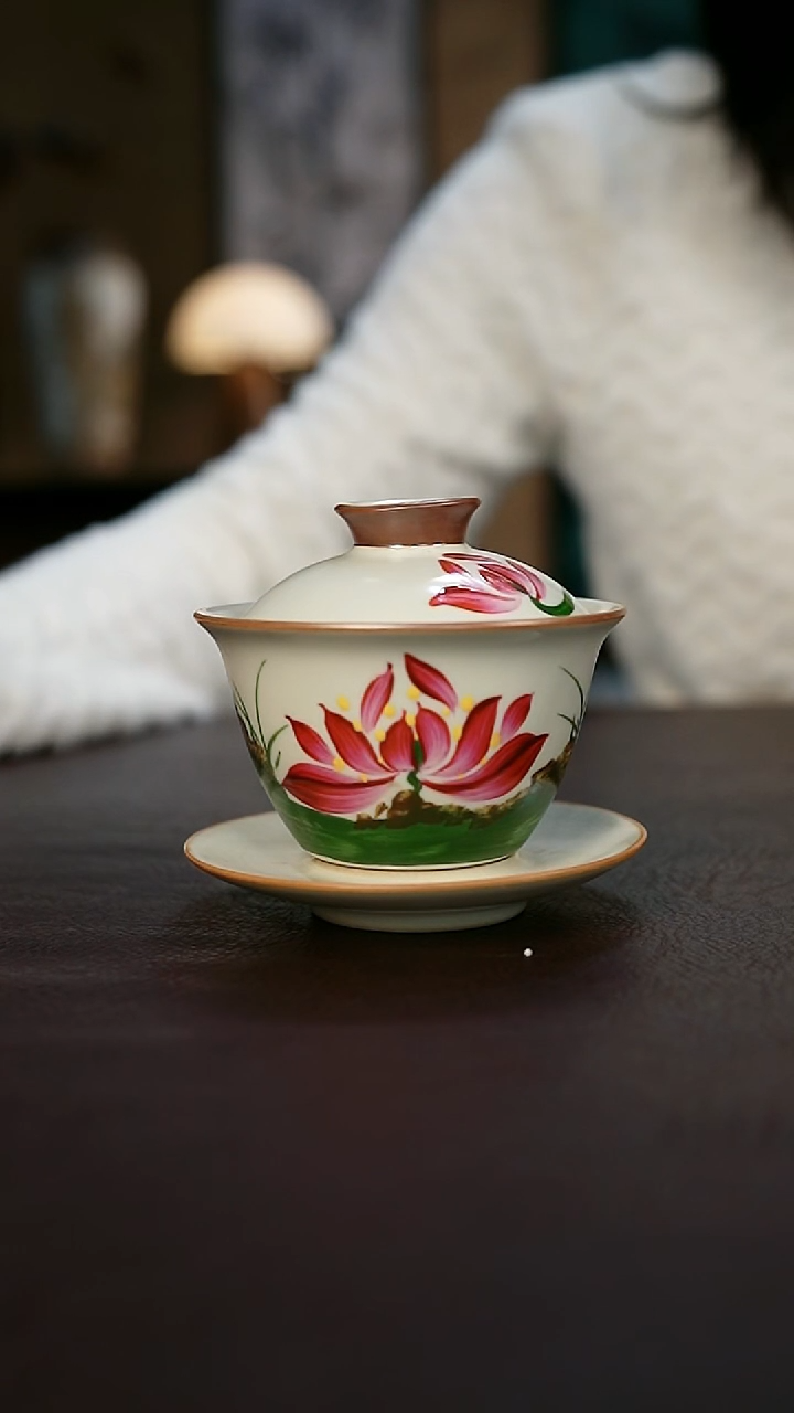 【闪购商品】景德镇陶瓷杯碗柴烧多人