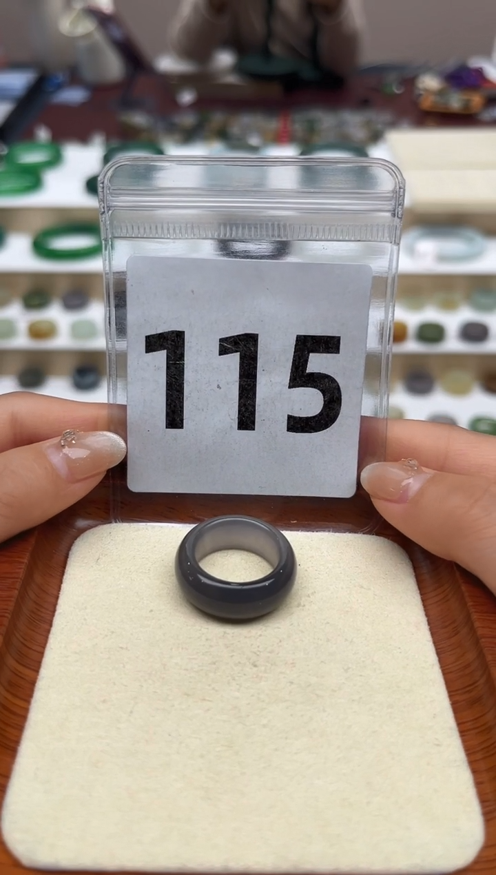 【闪购商品】和田玉戒指未镶嵌港码12号，内径16.2mm