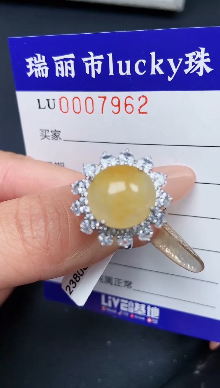 【闪购商品】翡翠颈饰银S925镶嵌7962