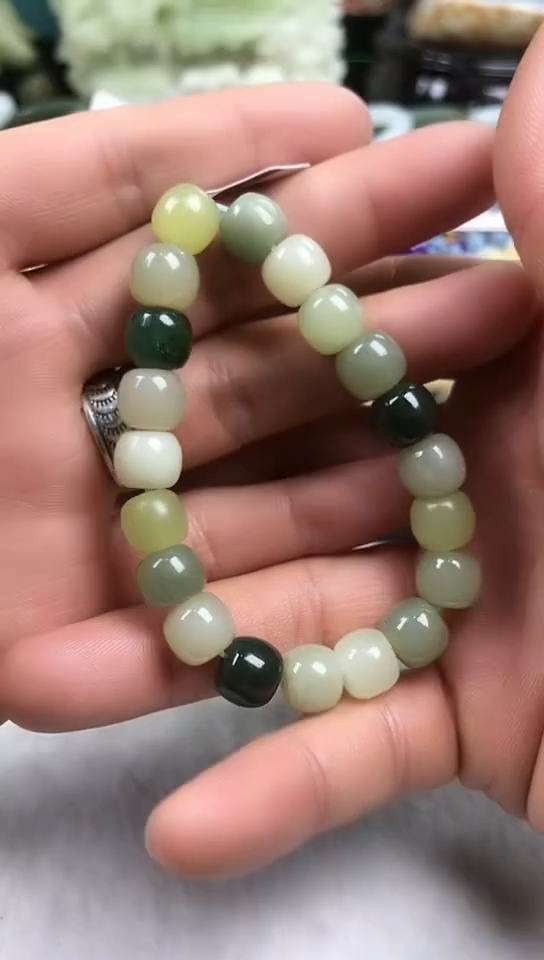 【闪购商品】和田玉手串未镶嵌【10MM】多宝珠