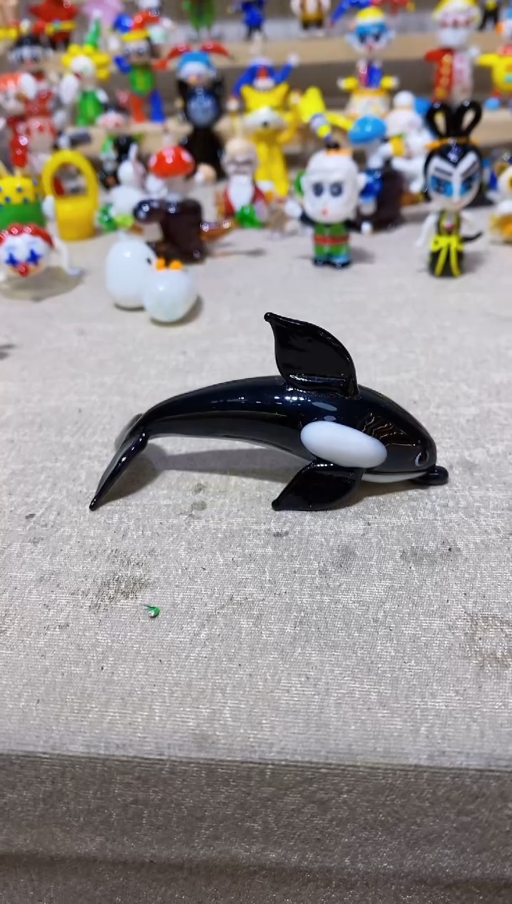 【闪购商品】琉璃手工艺品大虎鲸