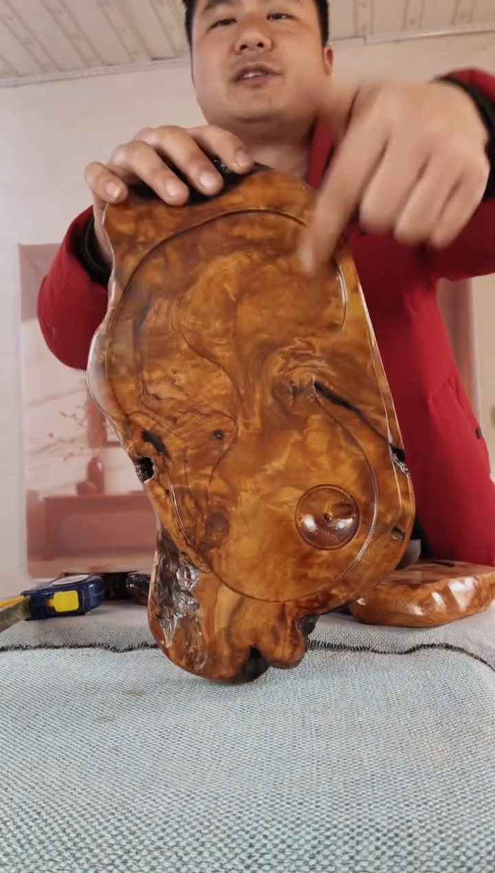 【闪购商品】木木雕茶盘不含配件 截图为准 4