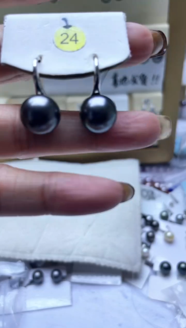 【闪购商品】海水珍珠耳饰银S925镶嵌2