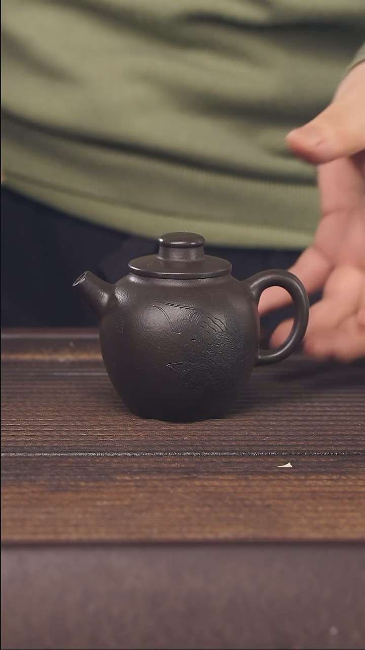 【闪购商品】紫砂茶壶140cc顾氏手工紫砂