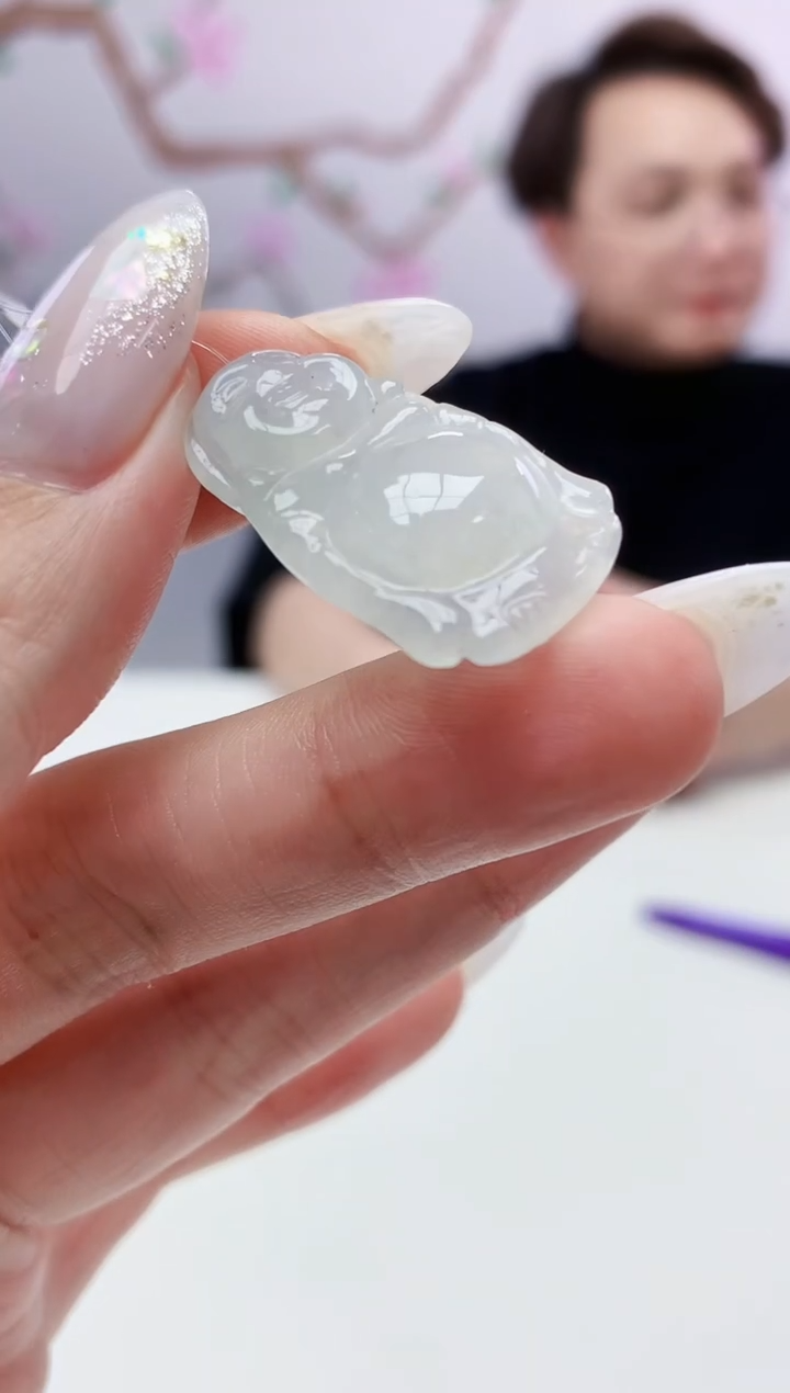 定制翡翠未镶嵌001ee-毛货佛公71