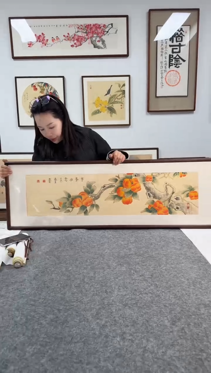 书法xw09-40*123尺寸手绘同款