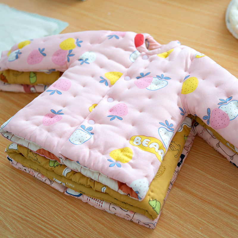 中大童手工棉花棉袄  男女宝宝儿童秋冬加厚保暖内胆棉衣冬款