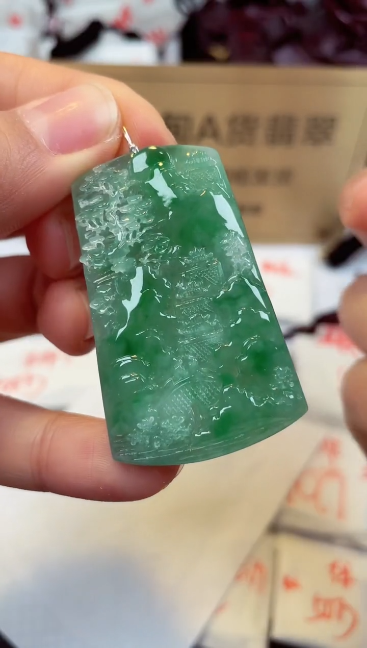 【闪购商品】翡翠颈饰未镶嵌天然缅甸翡翠A货