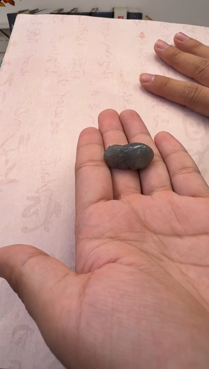 【闪购商品】和田玉颈饰18K金镶嵌貔貅吊坠