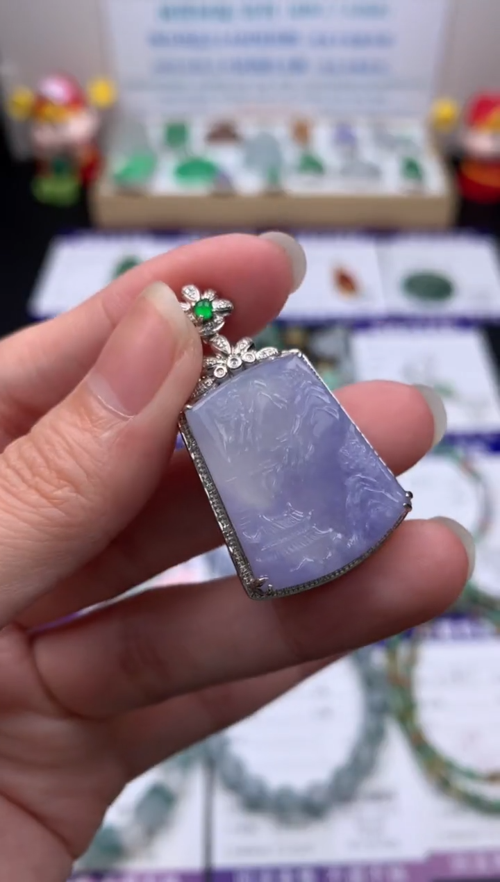 【闪购商品】定制翡翠18K金镶嵌模式推广期24小时鉴赏期