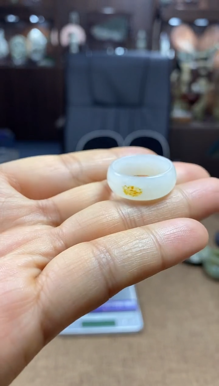 【闪购商品】和田玉颈饰未镶嵌挂件  卡 18.5