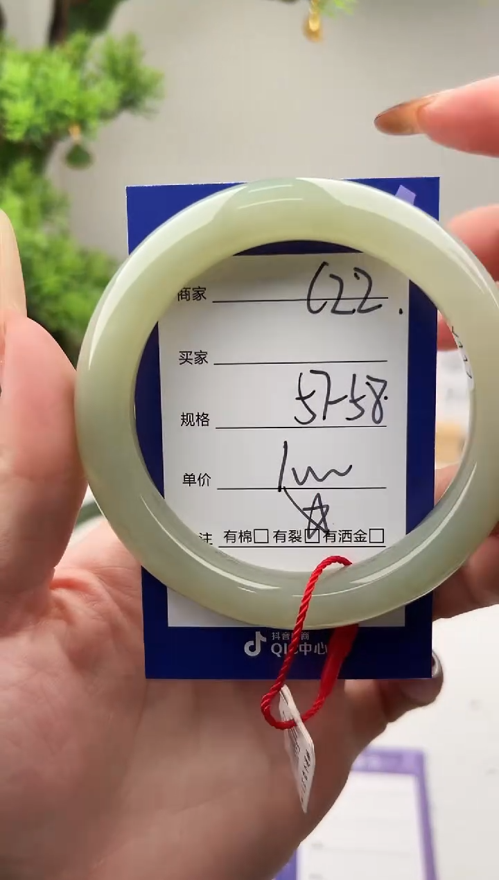 未镶嵌手镯和田玉微色差C22