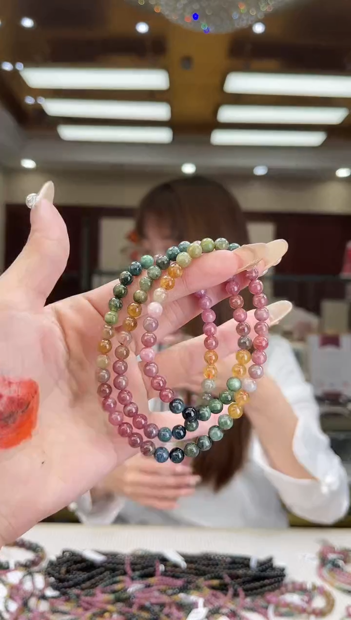 【闪购商品】碧玺/未镶嵌5mm+碧玺多圈多样性发货