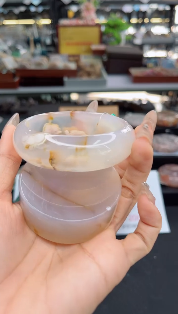 【闪购商品】石英质玉手镯未镶嵌58圈口（赠品镯心）3681033