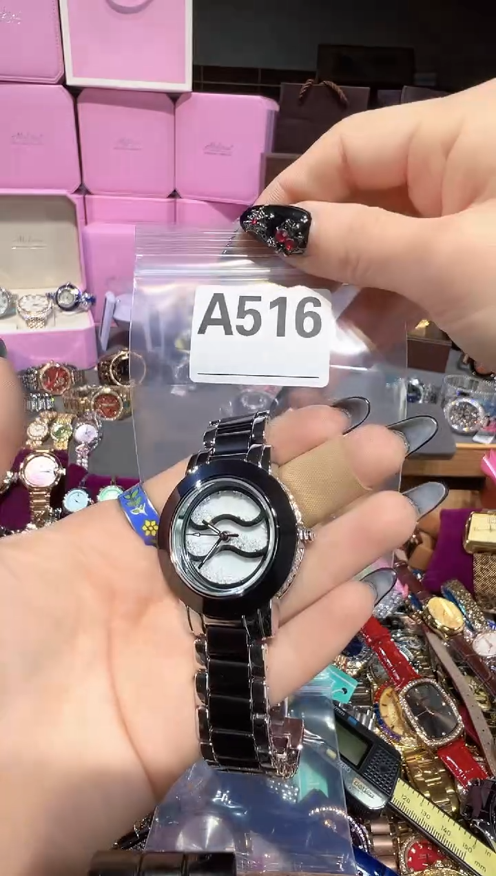 石英机芯不锈钢不锈钢直播定闪专用