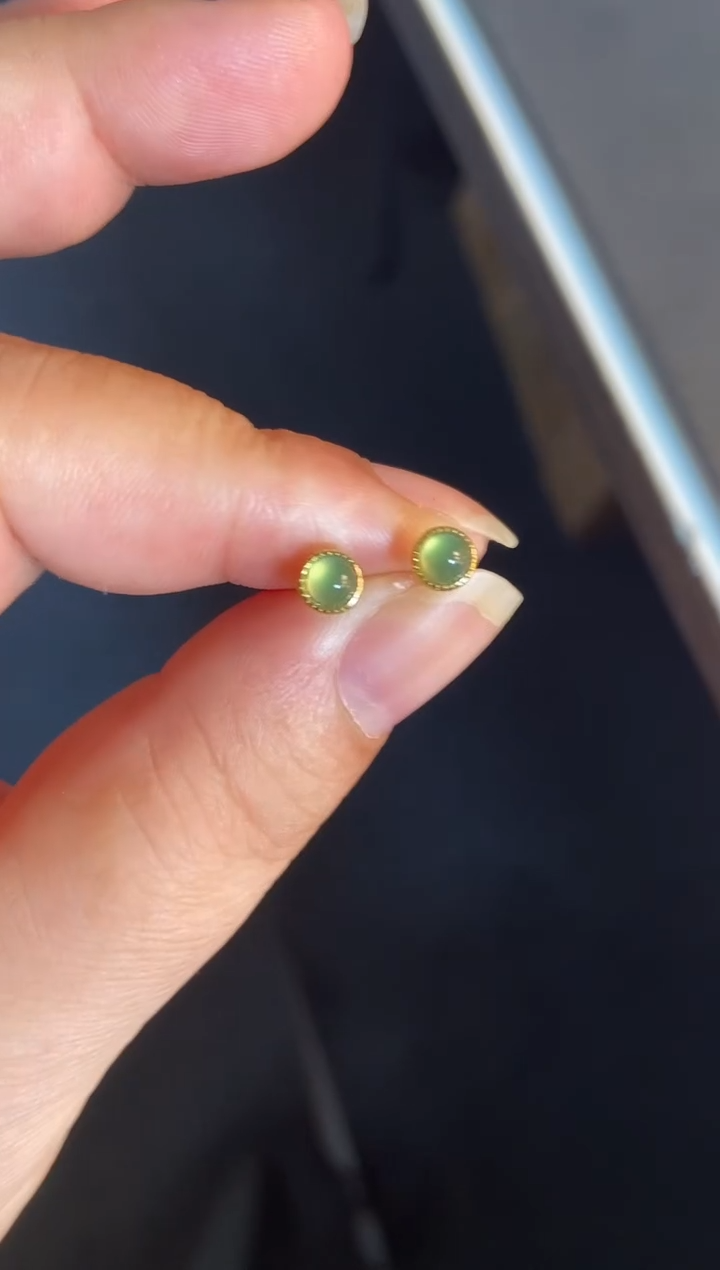 吊坠(不含链)银S925镶嵌翡翠1