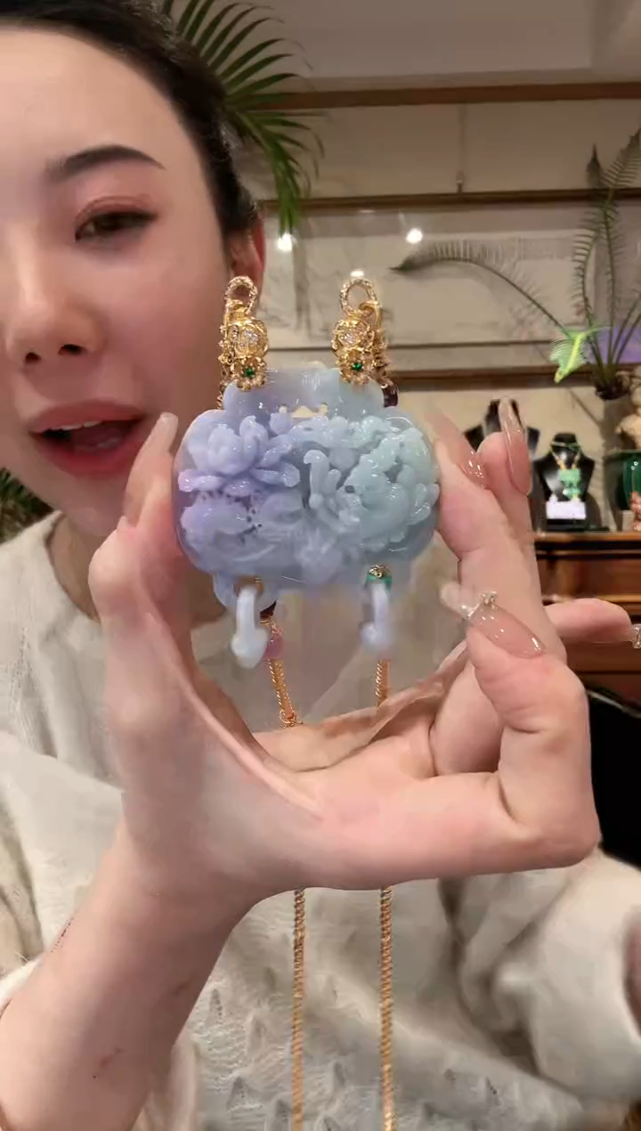 【闪购商品】翡翠颈饰未镶嵌国风