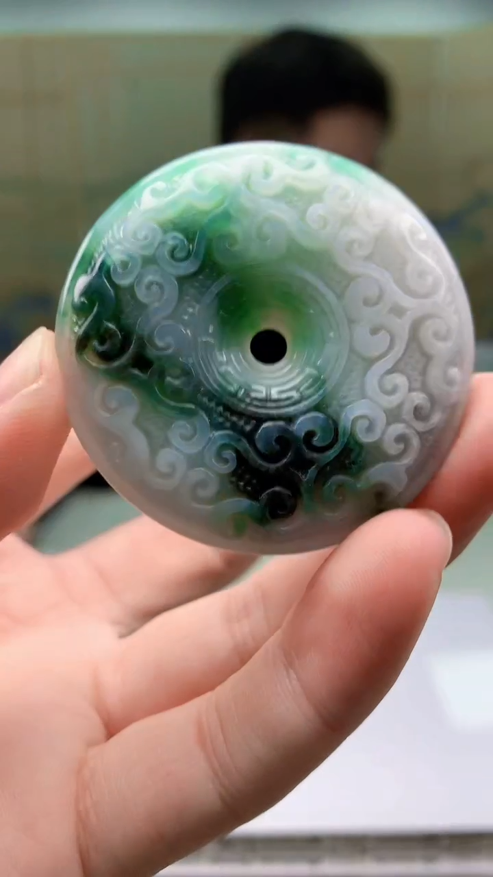 【闪购商品】定制翡翠未镶嵌4917bb-毛货挂件25