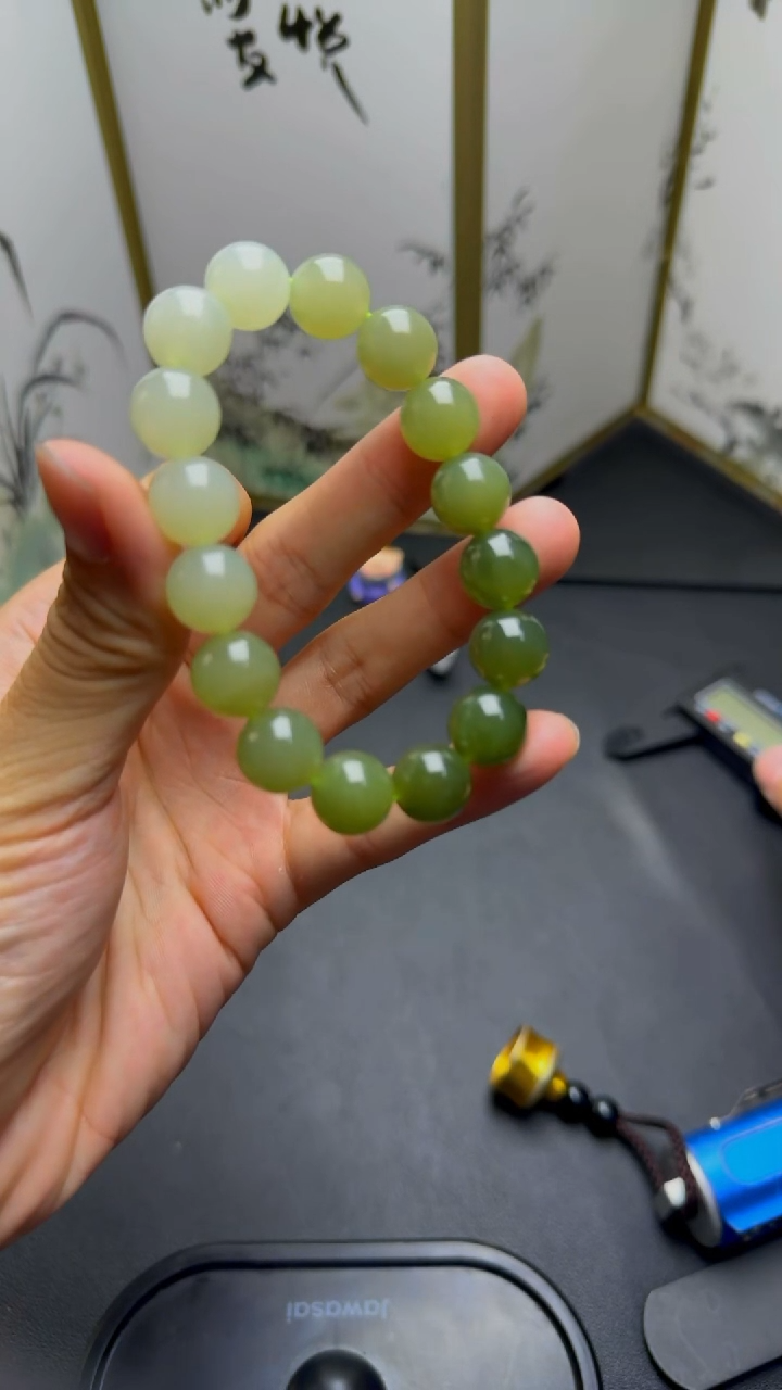 未镶嵌手串和田玉DSD0908037多样性发一
