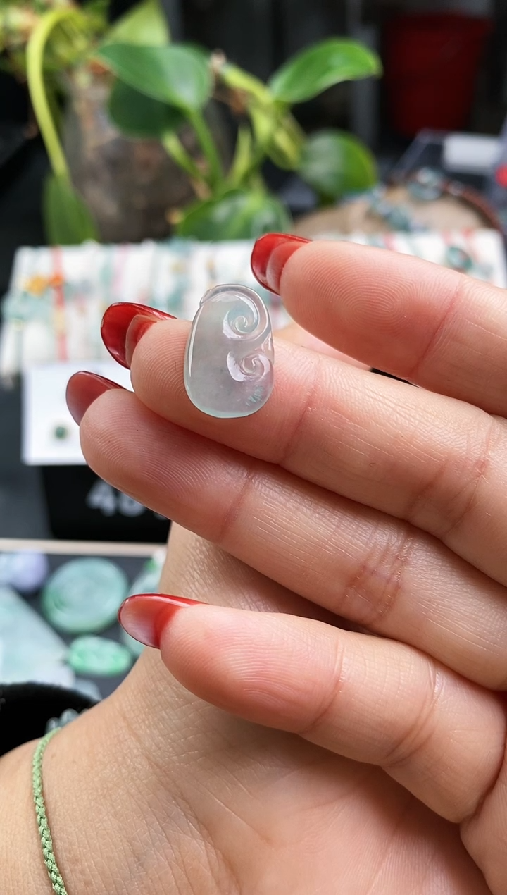 【闪购商品】翡翠戒指未镶嵌如意