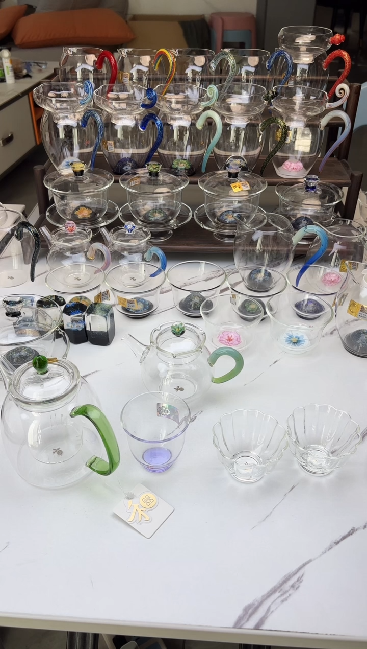 手工艺品玻璃静*风迷喜乐壶紫色