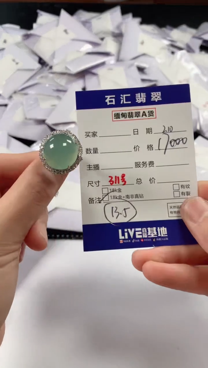 【闪购商品】翡翠颈饰18K金镶嵌1111111111