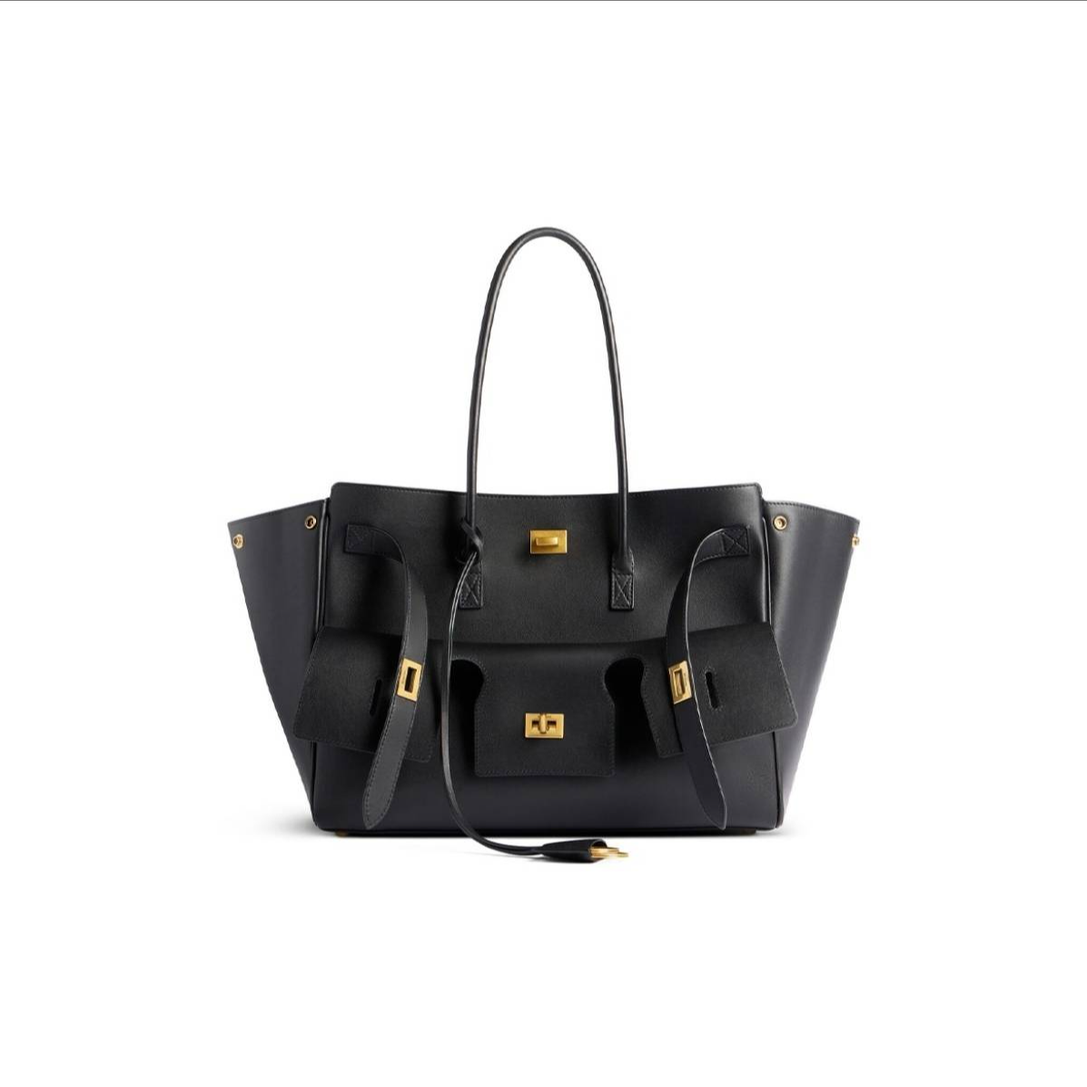 全新未使用 Balenciaga/巴黎世家 小花姑姑 BEL AIR 手提包 金扣