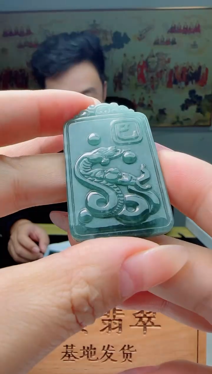 【闪购商品】翡翠颈饰未镶嵌蛇