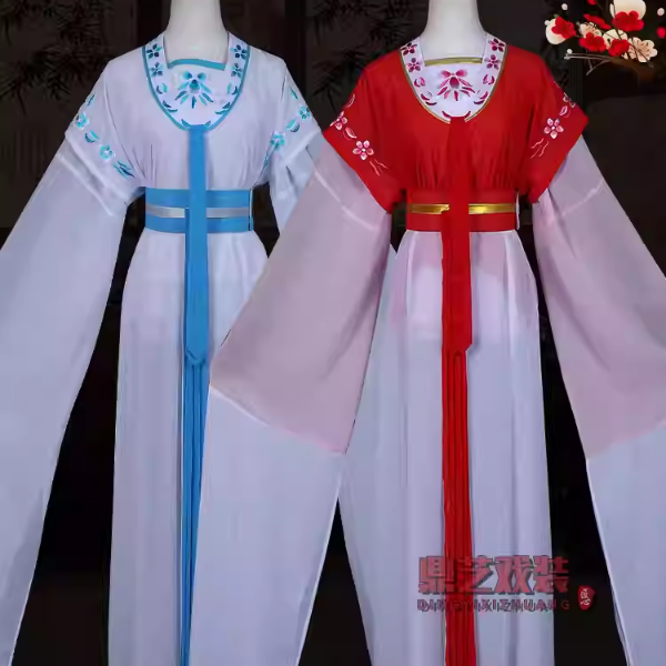 戏曲服装越剧服饰丫鬟衣服小姐随从手绣丫环黄梅戏翠云舞台演出服