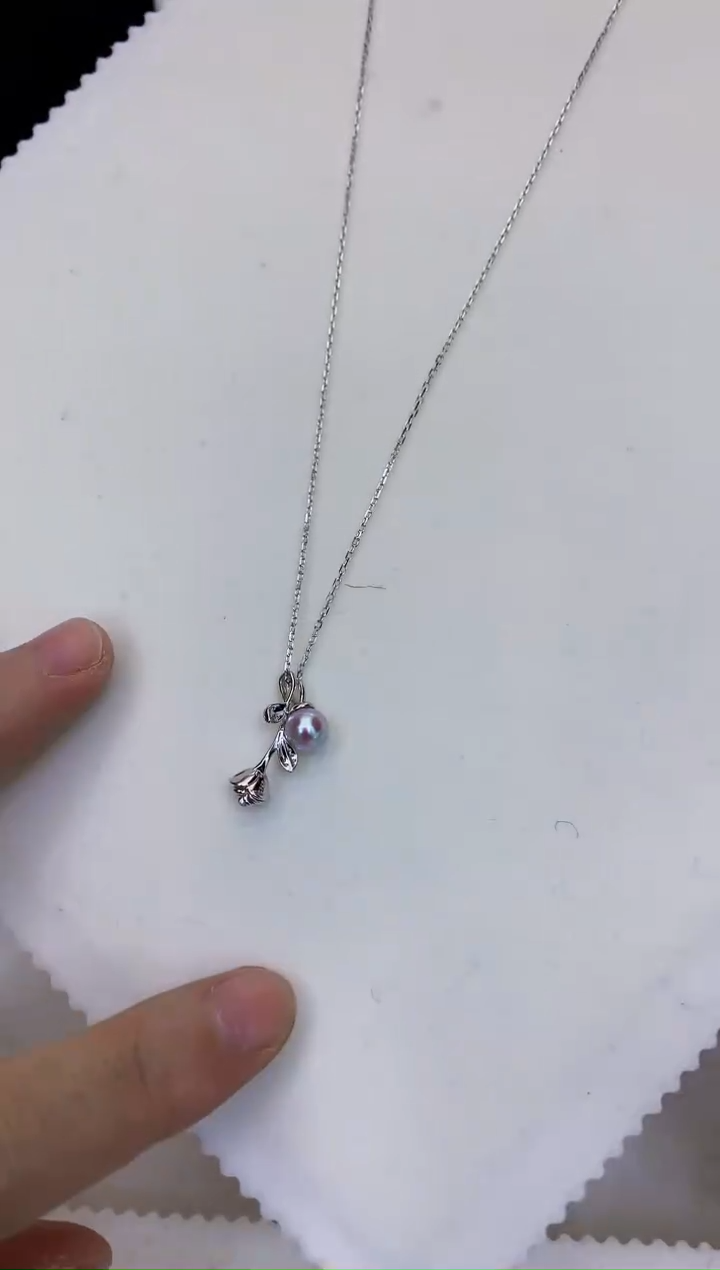 银S925镶嵌海水珍珠饰品设计款套链