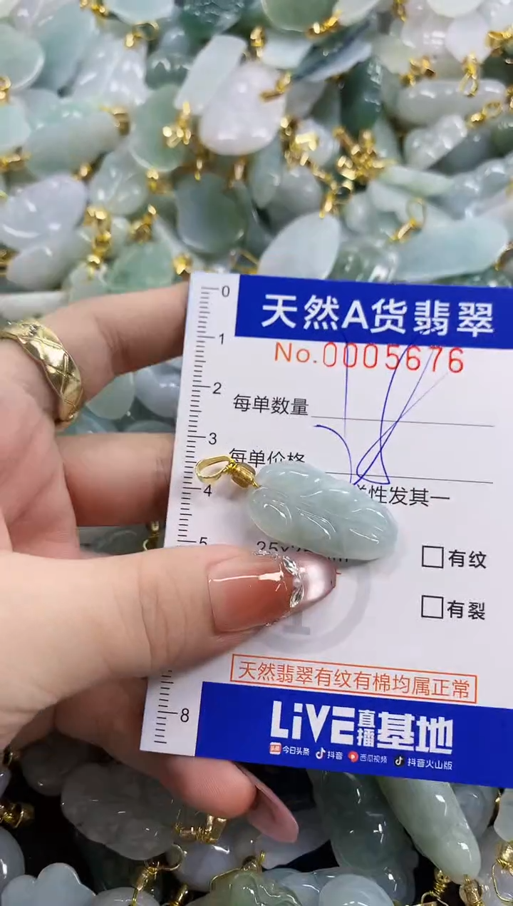 颈饰未镶嵌翡翠天然A货翡翠