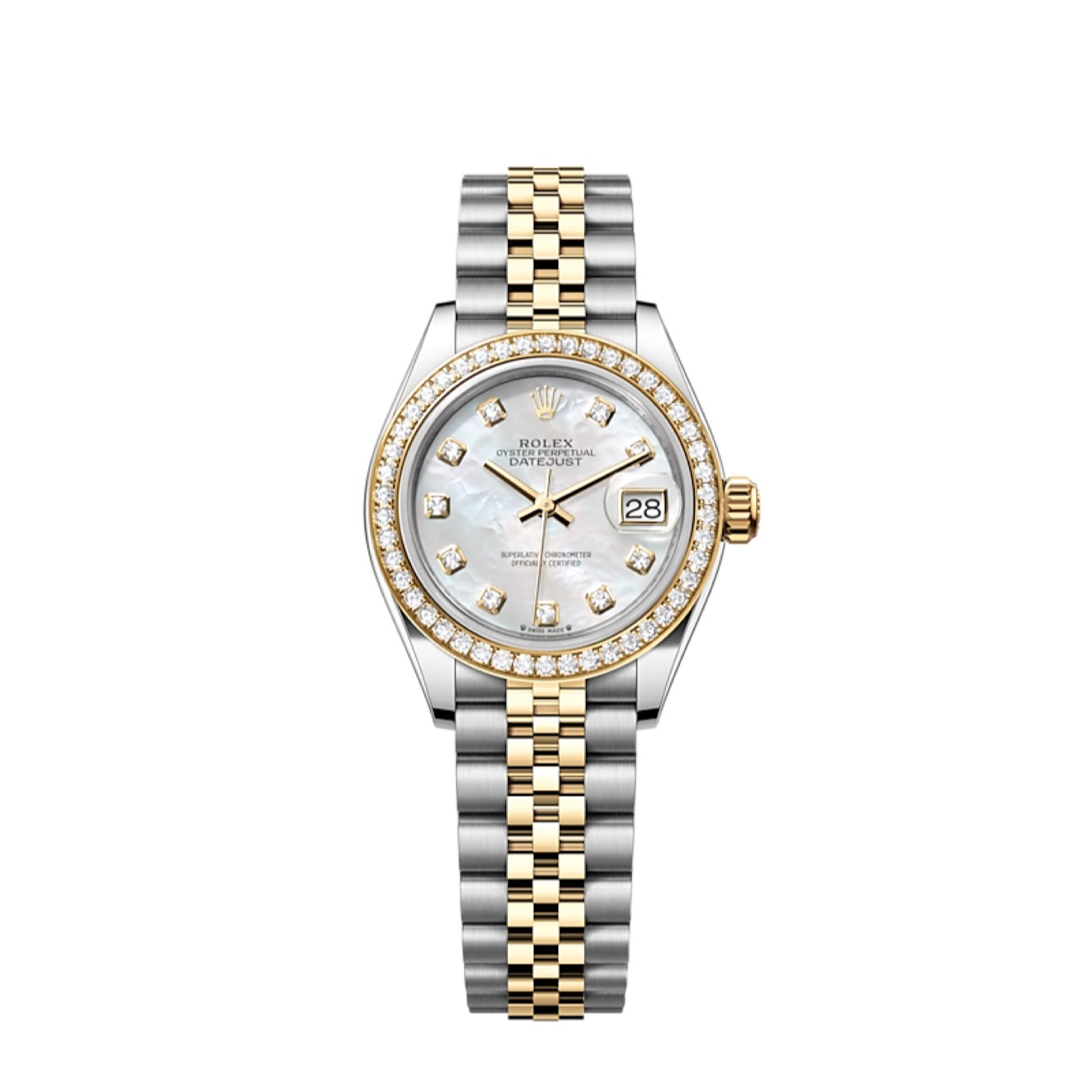 99新 Rolex/劳力士 女装日志型m279383rbr-0019机械28盘单表 寄售