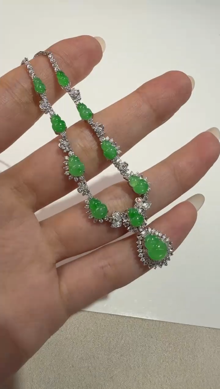 颈饰未镶嵌翡翠翡翠项链