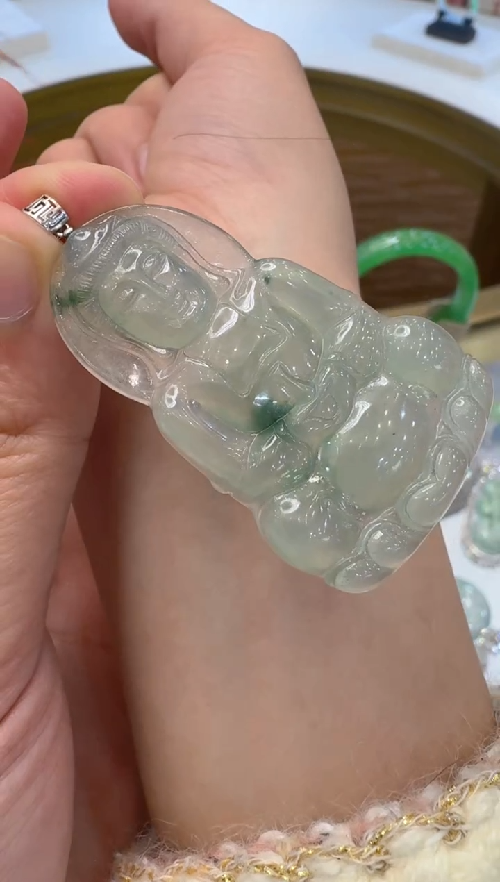 【闪购商品】翡翠吊坠(不含链)18K金镶嵌多样性团购发一件