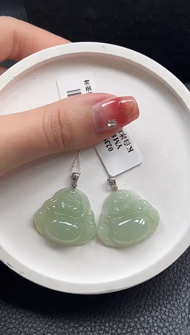 【闪购商品】翡翠颈饰18K金镶嵌YM839-8佛公多样性发1件